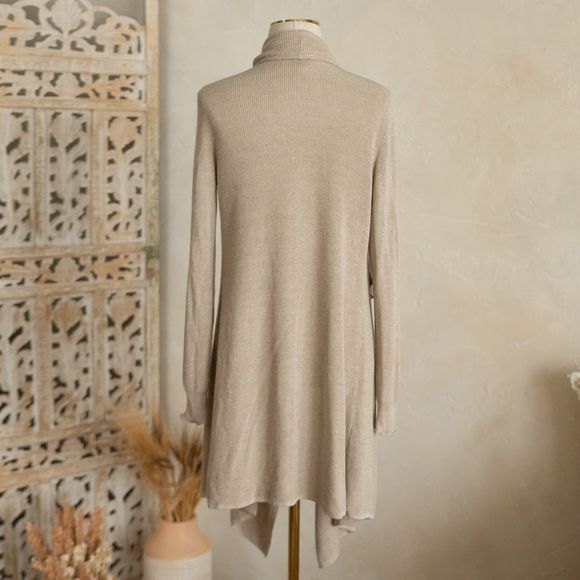 Women’s White House Black Market Tan Open Front Sweater size S - Picture 11 of 13